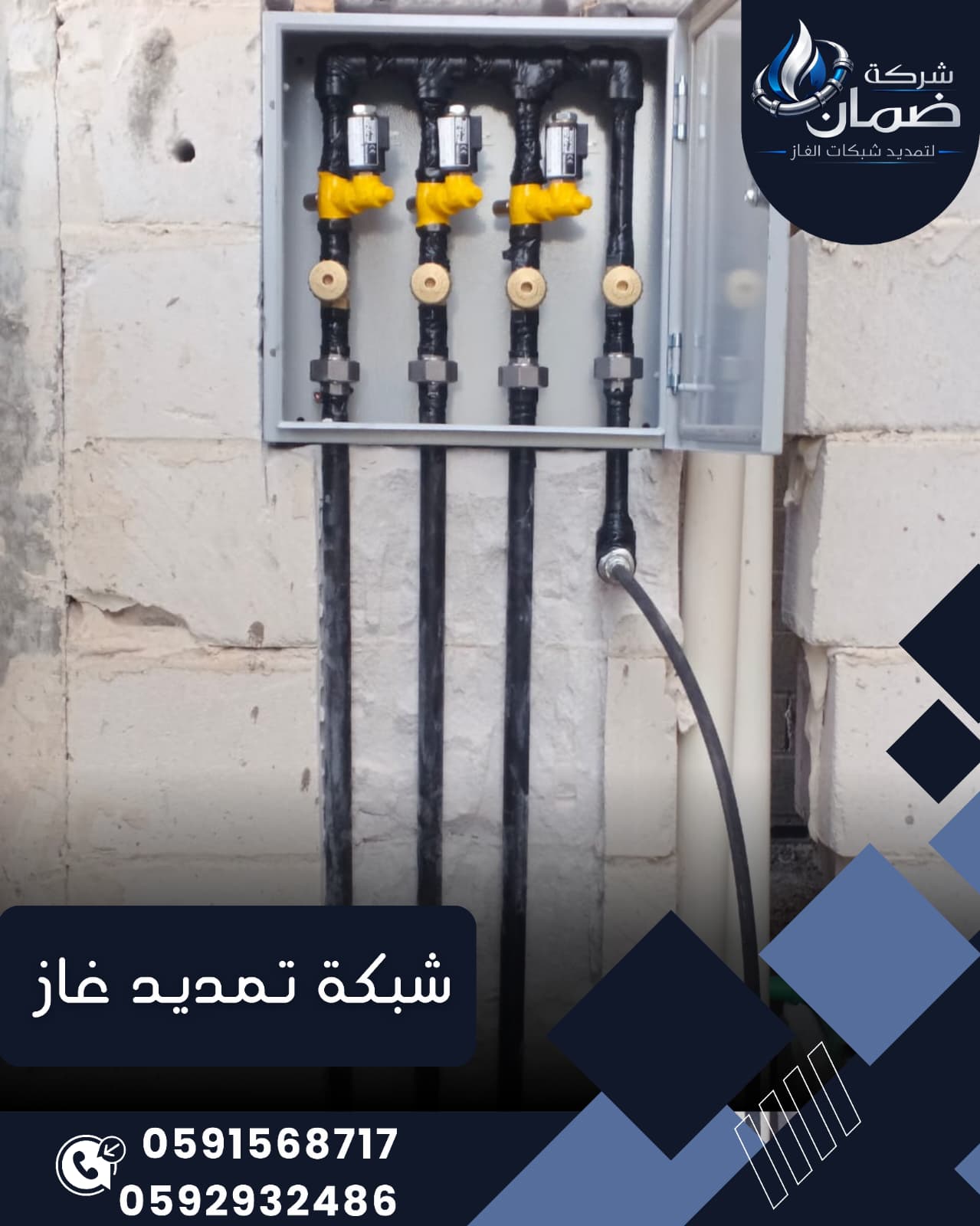 كيف يتم تركيب شبكة الغاز في المطاعم والمطابخ التجارية بالسعودية؟
